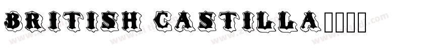British Castilla字体转换